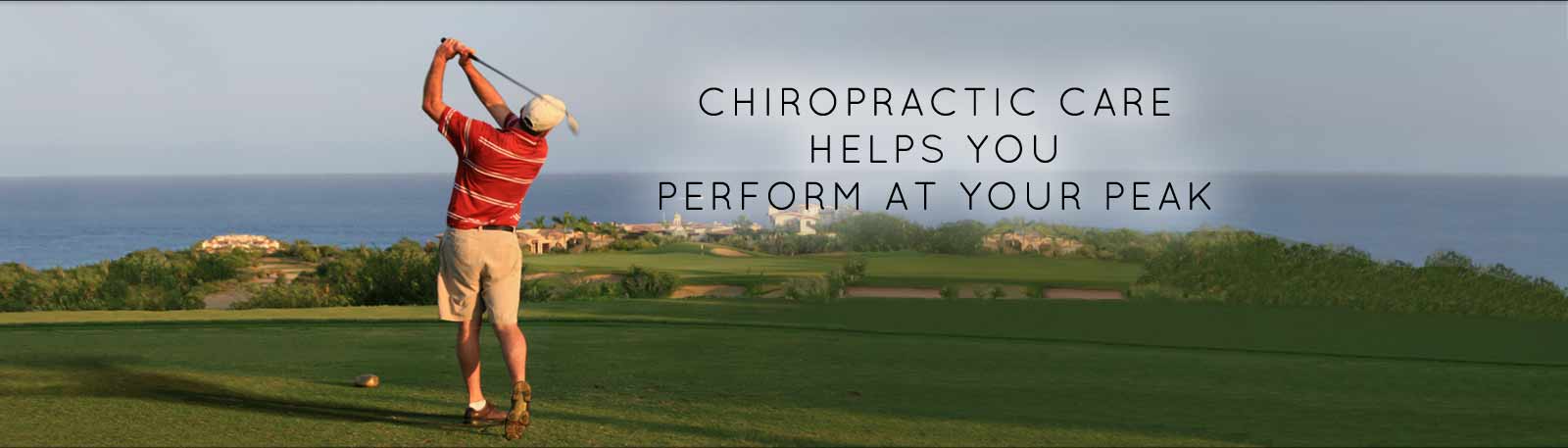Dr. Barnett will help you perform at your best, golf image